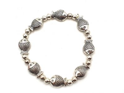 Bracelet ethnique en Perles Poissons