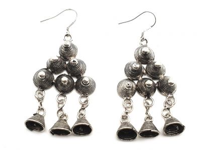 Triangle de Vie Boucles d'oreilles ethniques