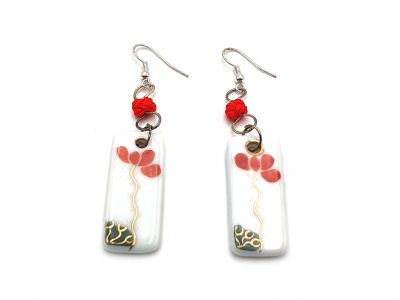 Boucles d'Oreilles Fleur du Japon