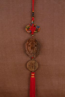 Feng Shui Holz-Anhänger Glück