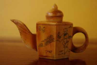 Tabatière Chinoise en OS Théière 2 Tabatière Chinoise en OS Théière 2