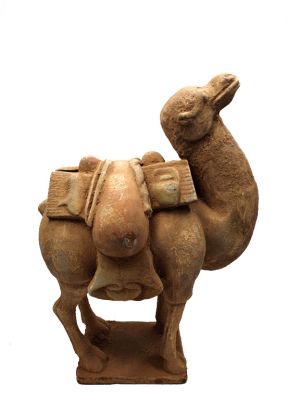 Statue Chinoise en terre cuite Petit Chameau Statue Chinoise en terre cuite Petit Chameau