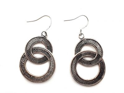 Boucles D'oreilles Miao 2 Cercles