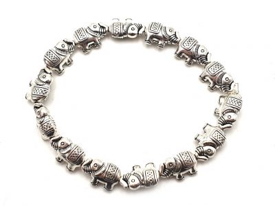 Kleine Ethnische Armband Elastic Elefant