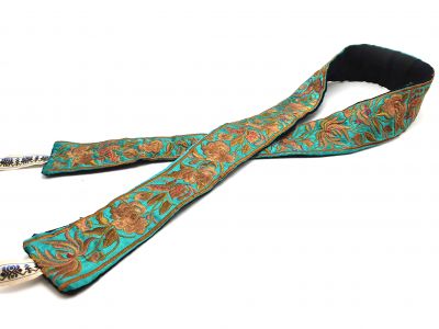 Ceintures Miao Broderie Bleue