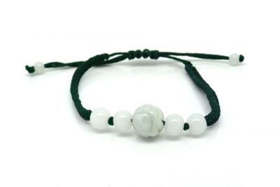 Petit Bracelet en Jade 5 Perles Petit Bracelet en Jade 5 Perles