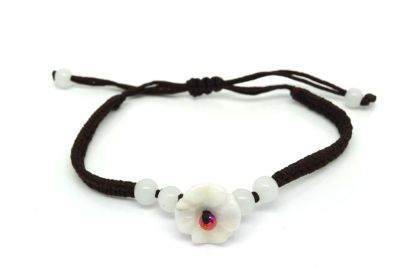 Kleines Jade Armband Blume