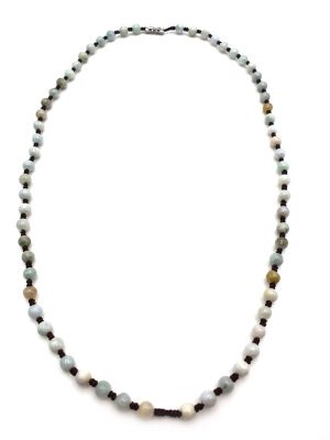 Boutique jade véritable collier en Jade 64 Perles de Jade