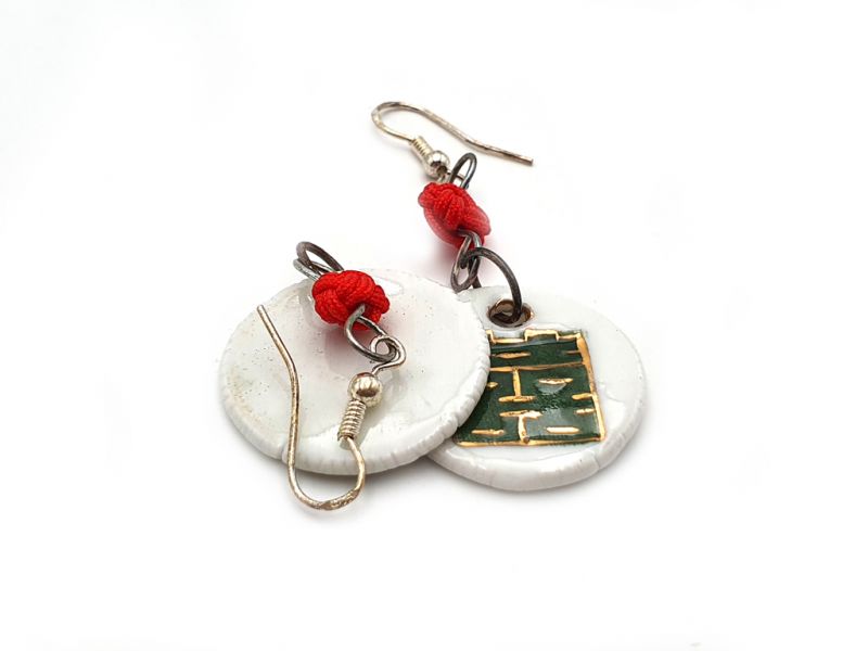 Indian Ceramic Earrings 3