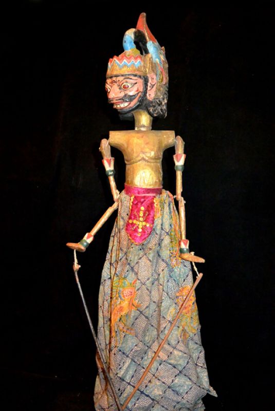 Click thumbnail to enlarge and hover over the picture to zoom Indonesian Puppet Wayang Golek Antareja 1
