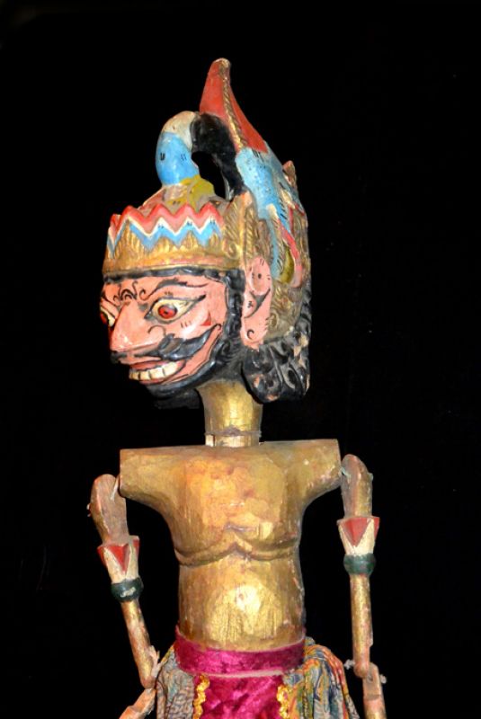 Click thumbnail to enlarge and hover over the picture to zoom Indonesian Puppet Wayang Golek Antareja 2