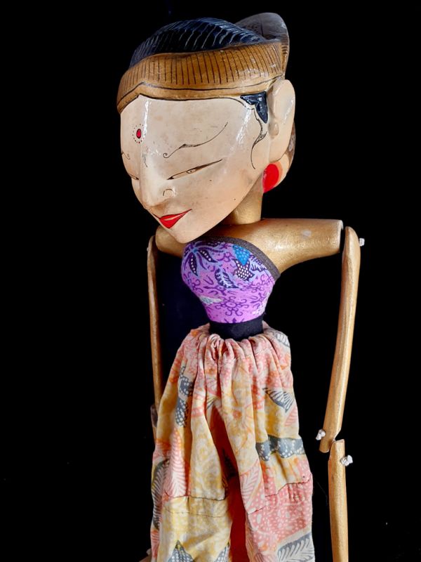 Indonesian Puppet Wayang Golek Woman 1 2