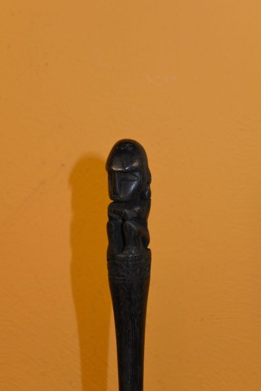 Indonesian Statue Wood hairpin 2