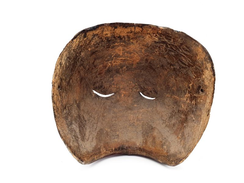Indonesische Maske - Alte Java-Maske (80 Jahre alt) - Indonesian Theatre - Charakter mit langer Nase 4