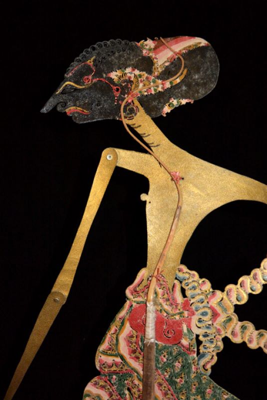 Indonesische Schattentheater Wayang Kulit Arjuna 2