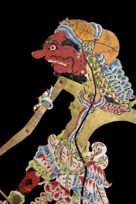 Indonesische Schattentheater Wayang Kulit Aswatama 2