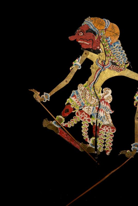 Indonesische Schattentheater Wayang Kulit Aswatama 3