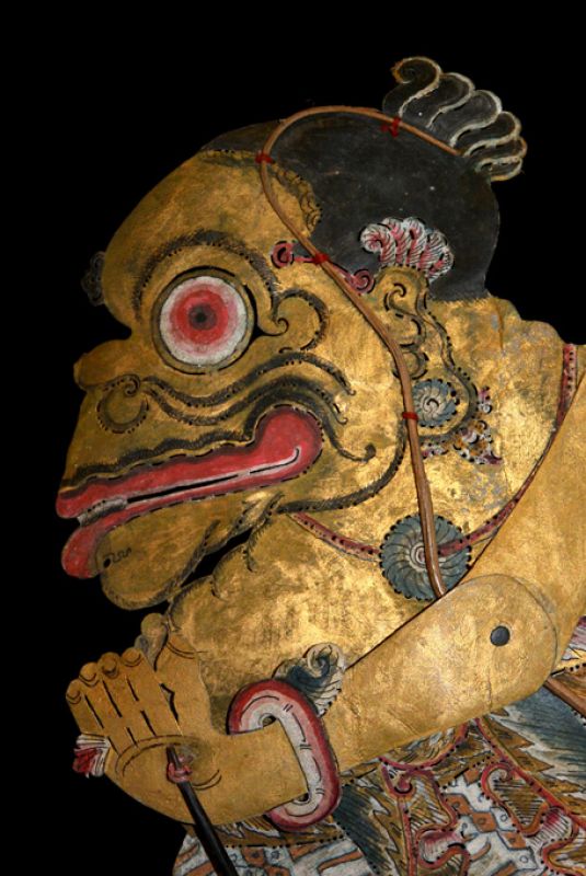 Indonesische Schattentheater Wayang Kulit Bagong 2