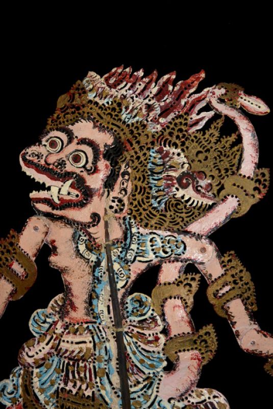Indonesische Schattentheater Wayang Kulit Balinese 1 2
