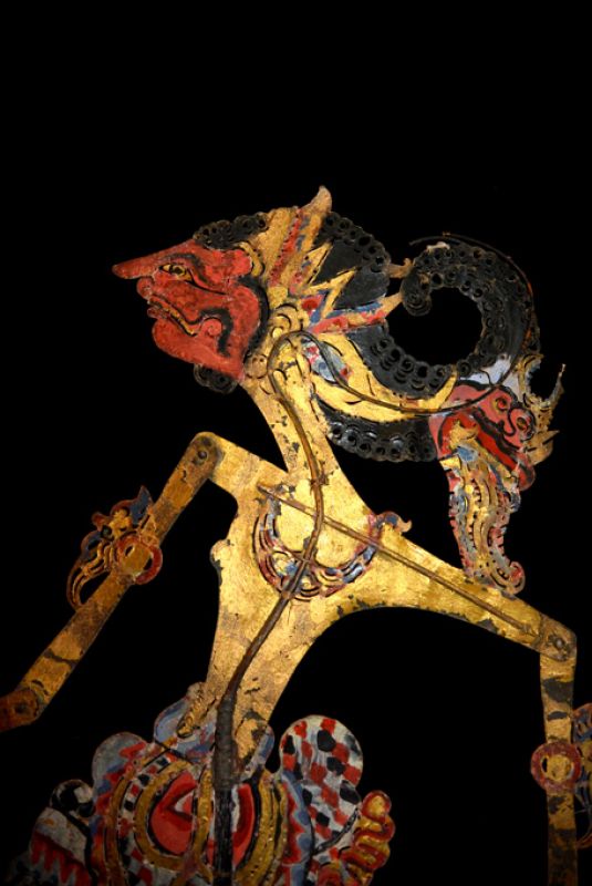 Indonesische Schattentheater Wayang Kulit Bambang Rasia Dewa 2