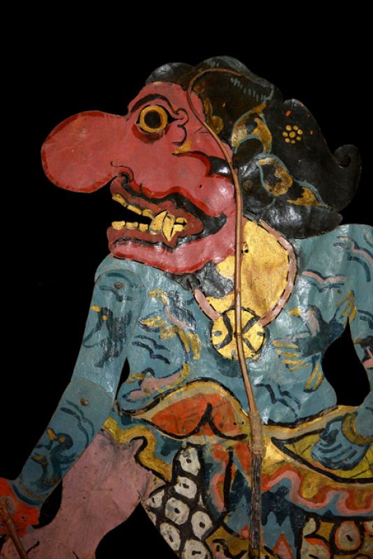 Indonesische Schattentheater Wayang Kulit Jambu Leta Petruk 2