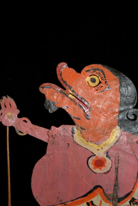 Indonesische Schattentheater Wayang Kulit Nala Gareng 2