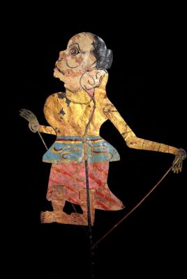Indonesische Schattentheater Wayang Kulit Nala Gareng