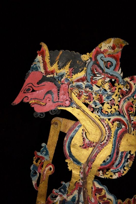 Indonesische Schattentheater Wayang Kulit Prabu Baladewa 2