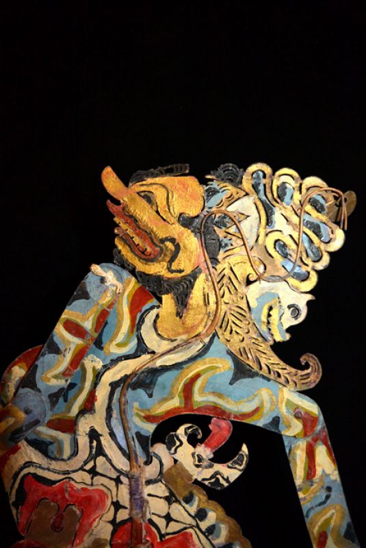 Indonesische Schattentheater Wayang Kulit Prabu Dasamuka 2