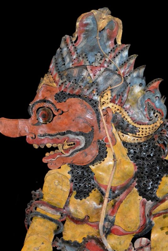 Indonesische Schattentheater Wayang Kulit Prabu Maesasura 2