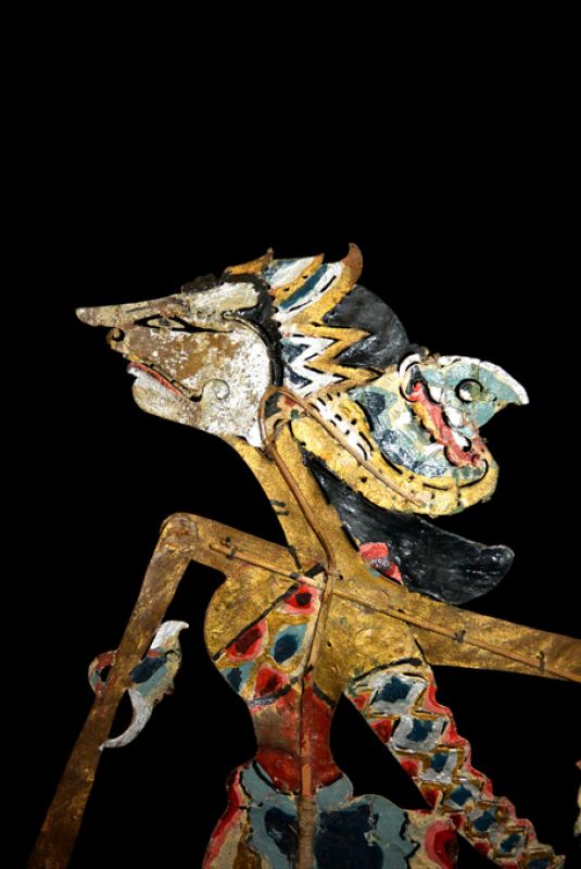 Indonesische Schattentheater Wayang Kulit Prabu Rama 2