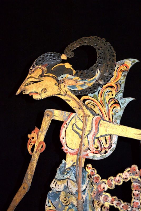 Indonesische Schattentheater Wayang Kulit Prabu Salya 2