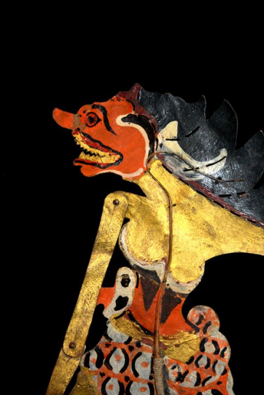 Indonesische Schattentheater Wayang Kulit Raksasa Cakil 2