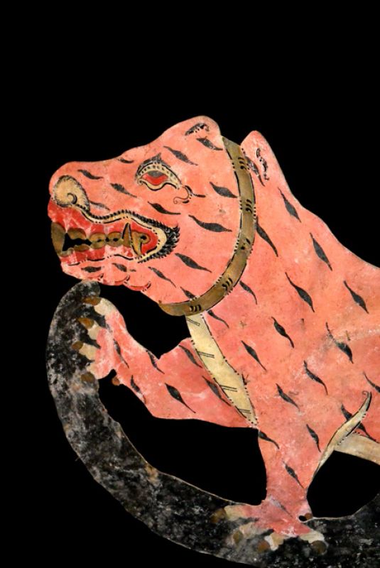 Indonesische Schattentheater Wayang Kulit Tiger 2