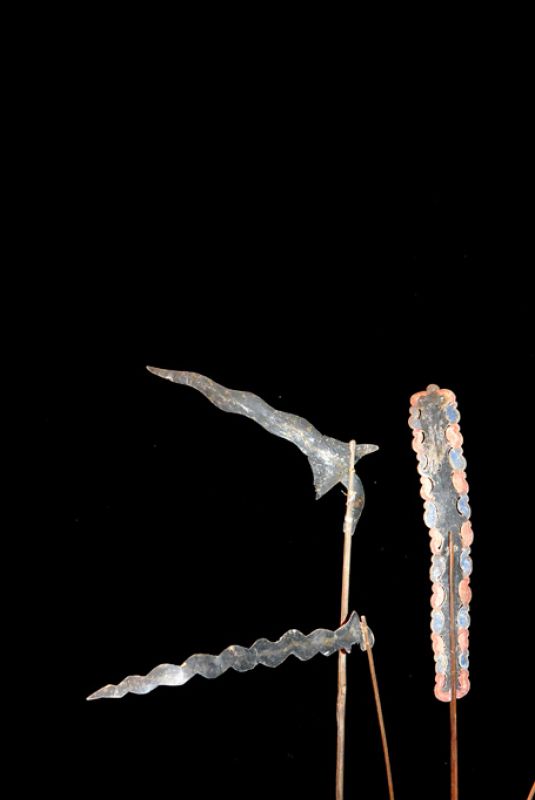 Indonesische Schattentheater Wayang Kulit Waffen 2 (ohne Ständer) 3