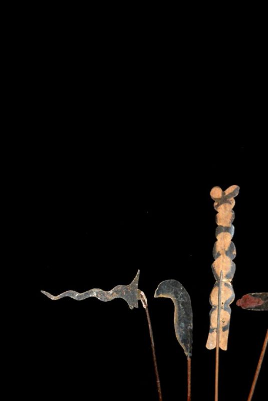 Indonesische Schattentheater Wayang Kulit Waffen (ohne Ständer) 4