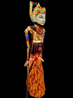 Indonesische Stabpuppenspiel Wayang Golek Abimanyu