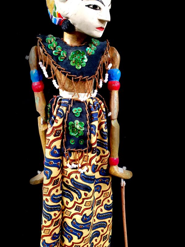 Indonesische Stabpuppenspiel Wayang Golek Arimbi 4