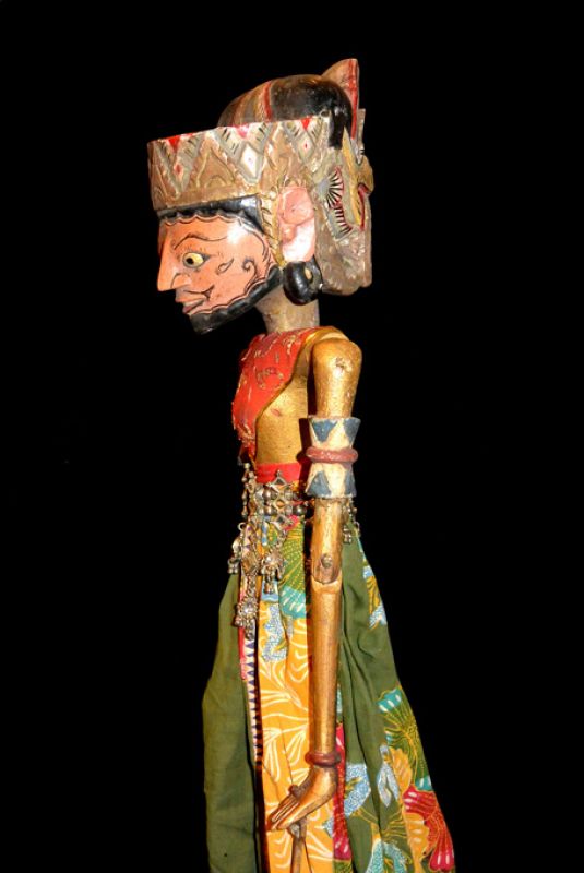 Indonesische Stabpuppenspiel Wayang Golek Der Fremde 3