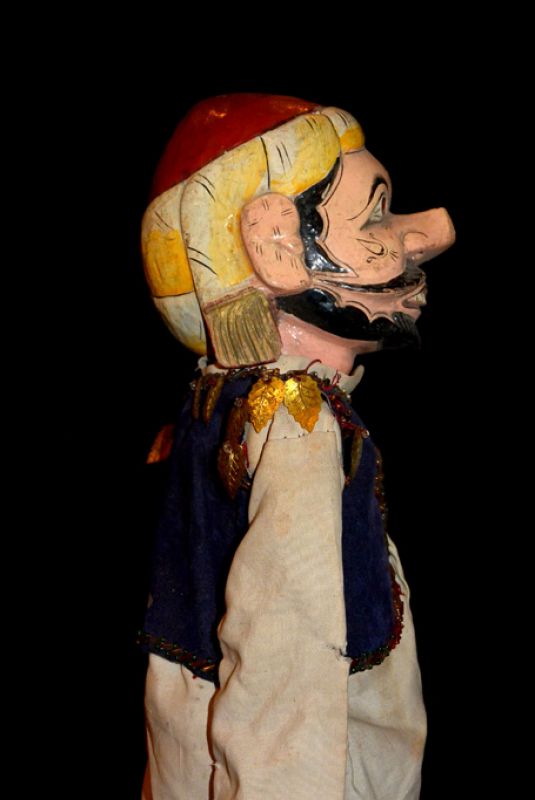Indonesische Stabpuppenspiel Wayang Golek Händler 3