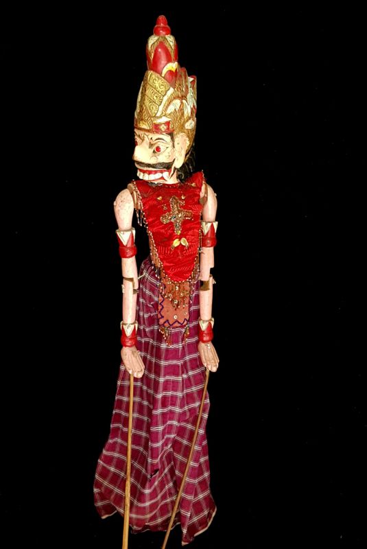 Indonesische Stabpuppenspiel Wayang Golek Indra 2