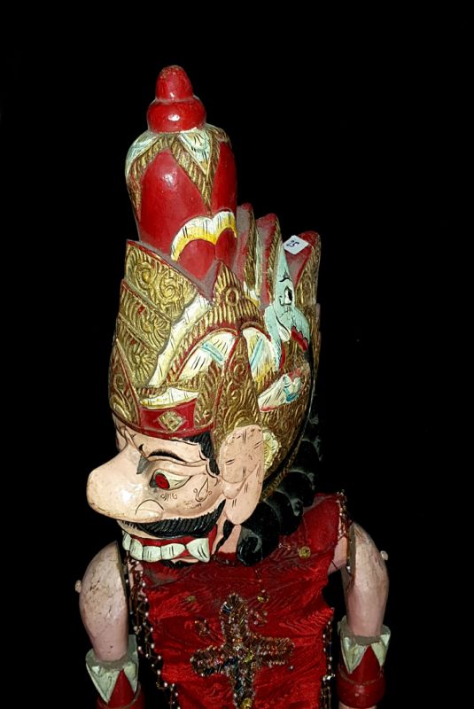 Indonesische Stabpuppenspiel Wayang Golek Indra 3