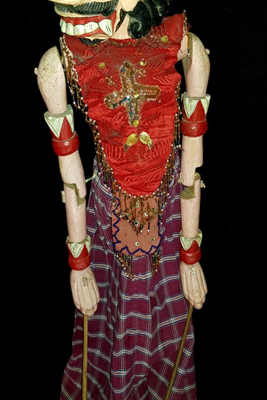 Indonesische Stabpuppenspiel Wayang Golek Indra 4