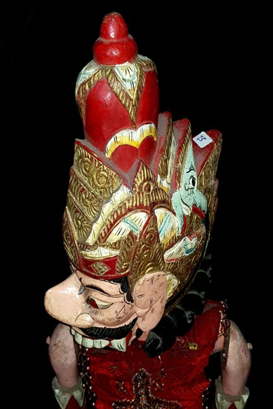 Indonesische Stabpuppenspiel Wayang Golek Indra 5