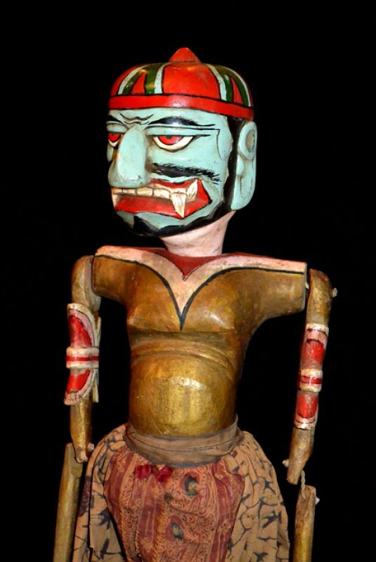 Indonesische Stabpuppenspiel Wayang Golek Ramayana Charakter 2