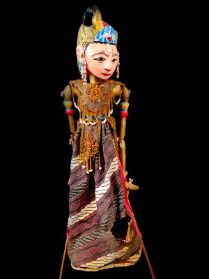 Indonesische Stabpuppenspiel Wayang Golek Subadra