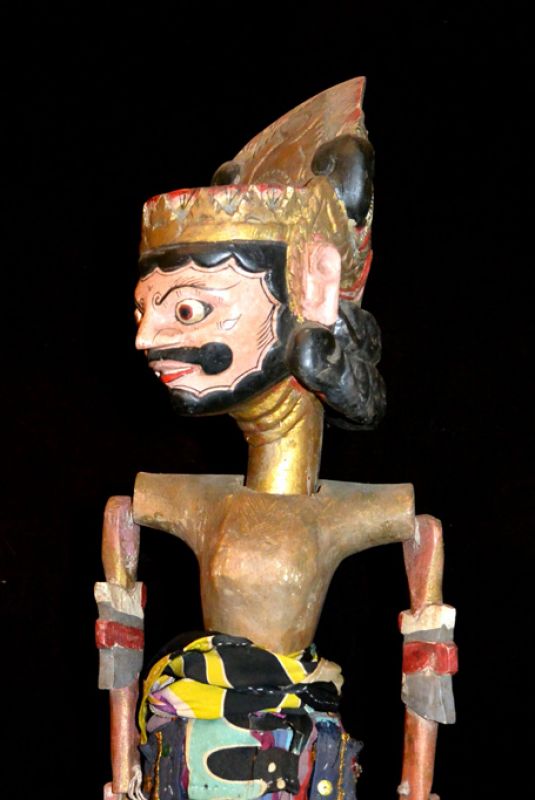 Indonesische Stabpuppenspiel Wayang Golek Yudhishthira 2