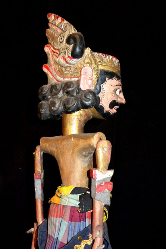 Indonesische Stabpuppenspiel Wayang Golek Yudhishthira 4