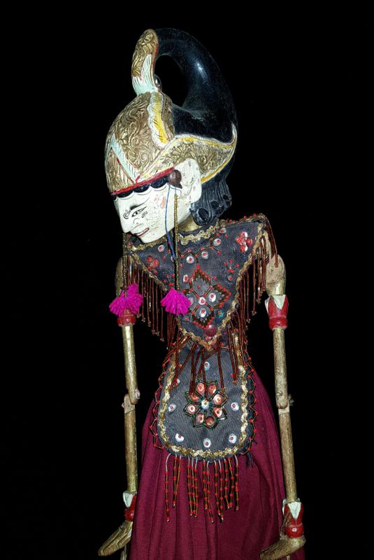 Indonesische Stabpuppenspiel Wayang Golek Yudistira 3
