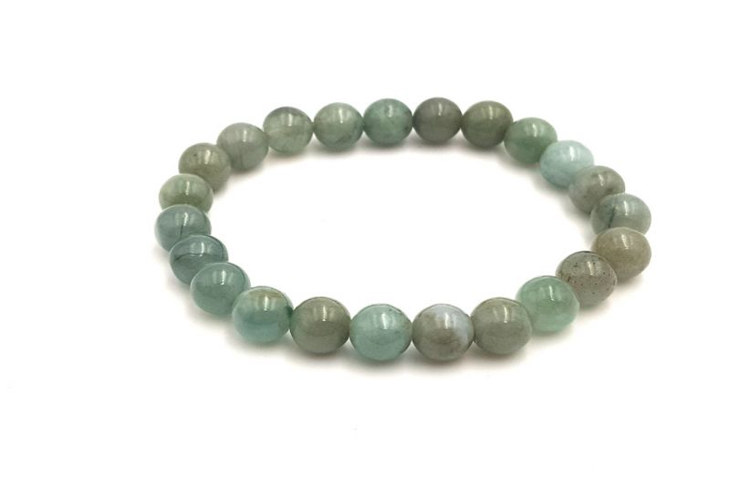 Jade 22-24 Beads Bracelet - Green 1